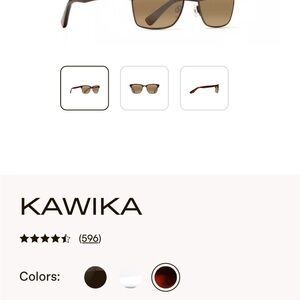 Maui Jim Kawika Sunglasses - Brown and Red